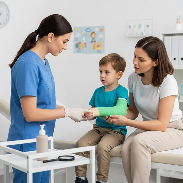 آموزش والدین درباره مراقبت روزانه از سافت‌کست کودک و پیشگیری از مشکلات پوستی