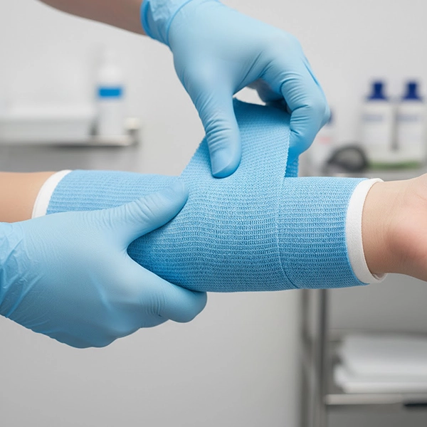 Common soft cast application errors such as uneven overlap and pressure lines on the cast surface