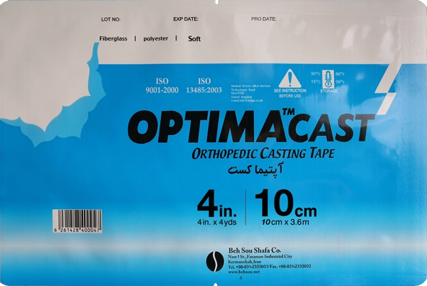  باند ارتوپدی فایبر گلاس اپتیما کست 4 اینچ 